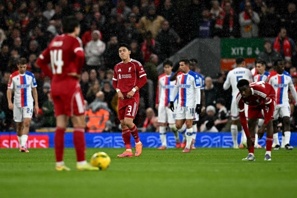 Liverpool Tersingkir dari Piala Liga Inggris, Dibabat Crystal Palace 0-3