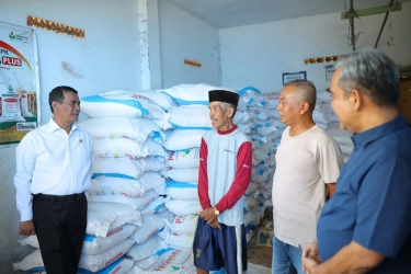 Ketua MPR dan Mentan Sidak Kios Pupuk, Petani Gembira Harga Makin Murah