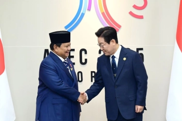 Prabowo Bertemu Presiden Korsel, Puji KTT APEC Berjalan Tepat Waktu