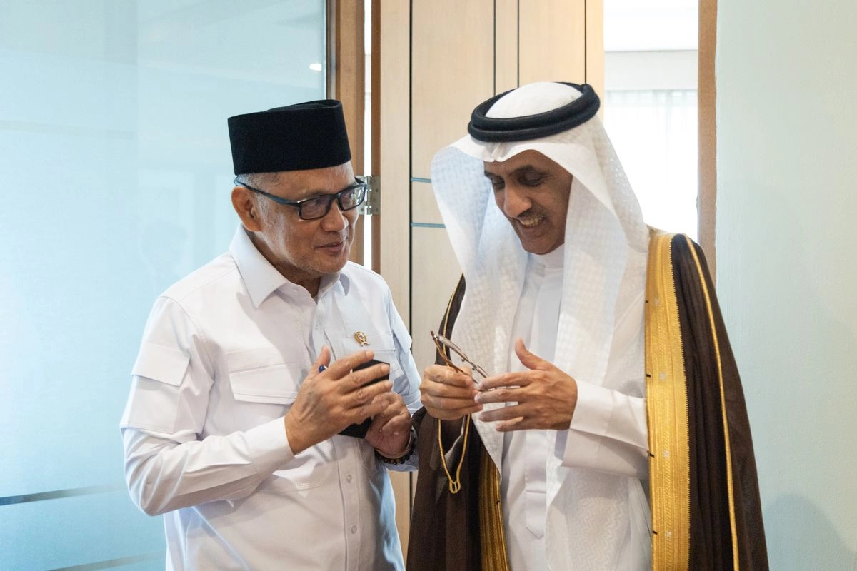 Bertemu Dubes Arab Saudi, Menhaj RI Bahas Persiapan Haji 2026