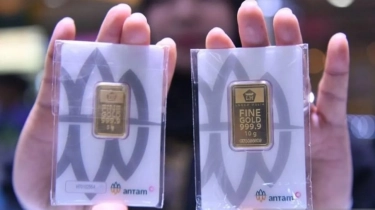 Emas Antam Lompat Tinggi Lagi, Harganya Tembus Rp 2.296.000 per Gram.