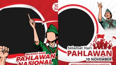 30+ Link Twibbon Hari Pahlawan 2025 Penuh Semangat, Gratis dan Siap Pakai!