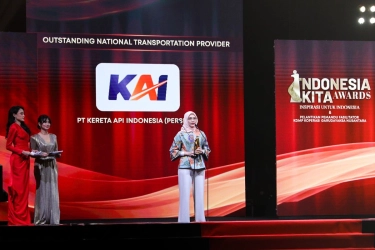 Berkat Transformasi Digital, KAI Raih Penghargaan Penyedia Transportasi Nasional Luar Biasa