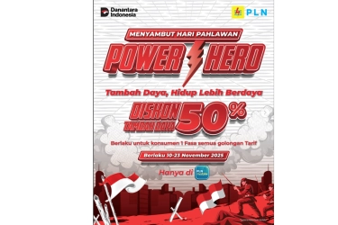 Diskon Tambah Daya PLN Mobile Spesial Hari Pahlawan, Begini Cara Klaimnya