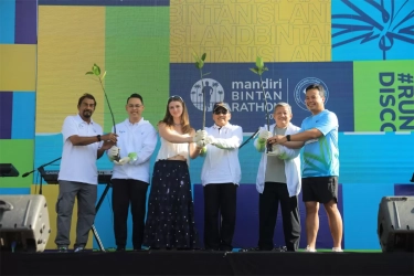 Bank Mandiri Dorong Aksi Hijau di Bintan Marathon 2025 Lewat Fitur Livin’ Planet dan Inisiatif Mandiri Looping For Life