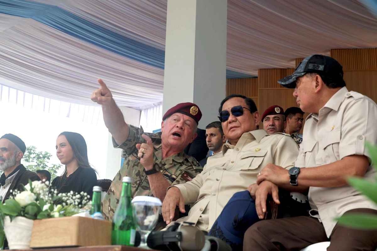 Bareng Prabowo, Raja Yordania Saksikan Demontrasi Drone Sebelum Bertolak