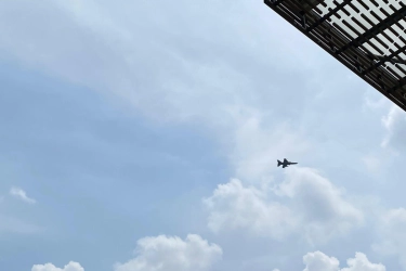 Jet Tempur TNI AU Kawal Raja Yordania Tinggalkan Indonesia