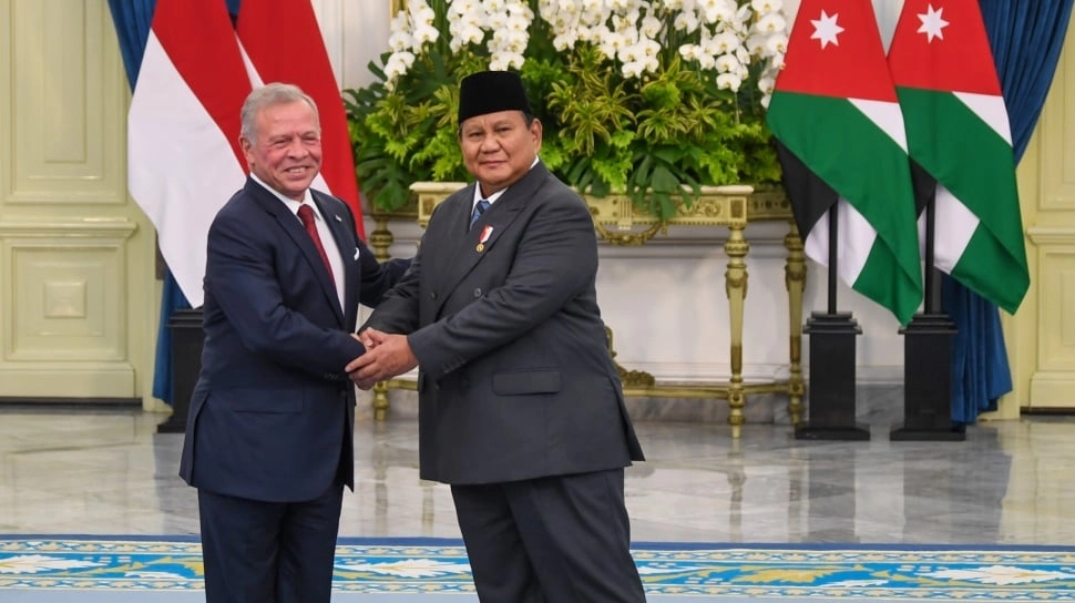 Bilateral di Istana Merdeka, Prabowo dan Raja Abdullah II Kenang Masa Persahabatan di Yordania