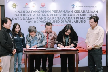 BUMD Jambi Ambil Peran Strategis di WK Jabung Lewat PI 10 Persen