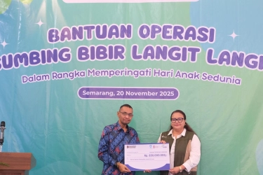 ASDP Salurkan Bantuan untuk 100 Anak di Hari Anak Sedunia