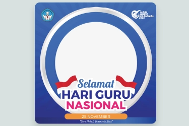100 Link Download Twibbon Hari Guru 2025 yang Keren buat Dibagikan ke Medsos