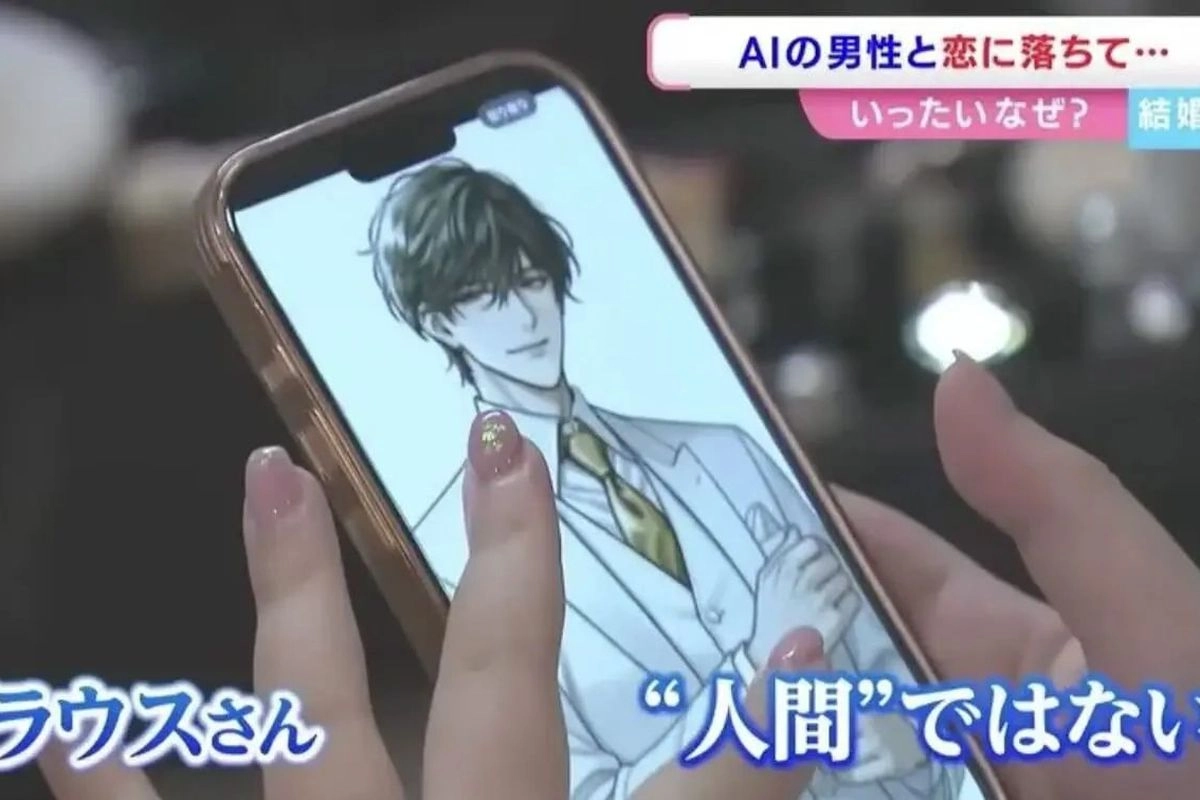 Wanita Jepang Nikahi Karakter AI Bikinannya Sendiri