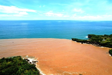 Rute ke Tempat Melihat Fenomena Air Dua Warna di Pantai Baron