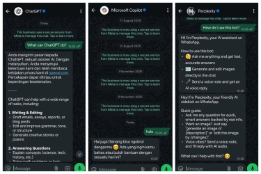Meta Tendang ChatGPT dan Copilot dari WhatsApp
