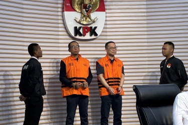KPK Tahan 2 Tersangka Kasus Korupsi Proyek Kereta Api DJKA di Medan
