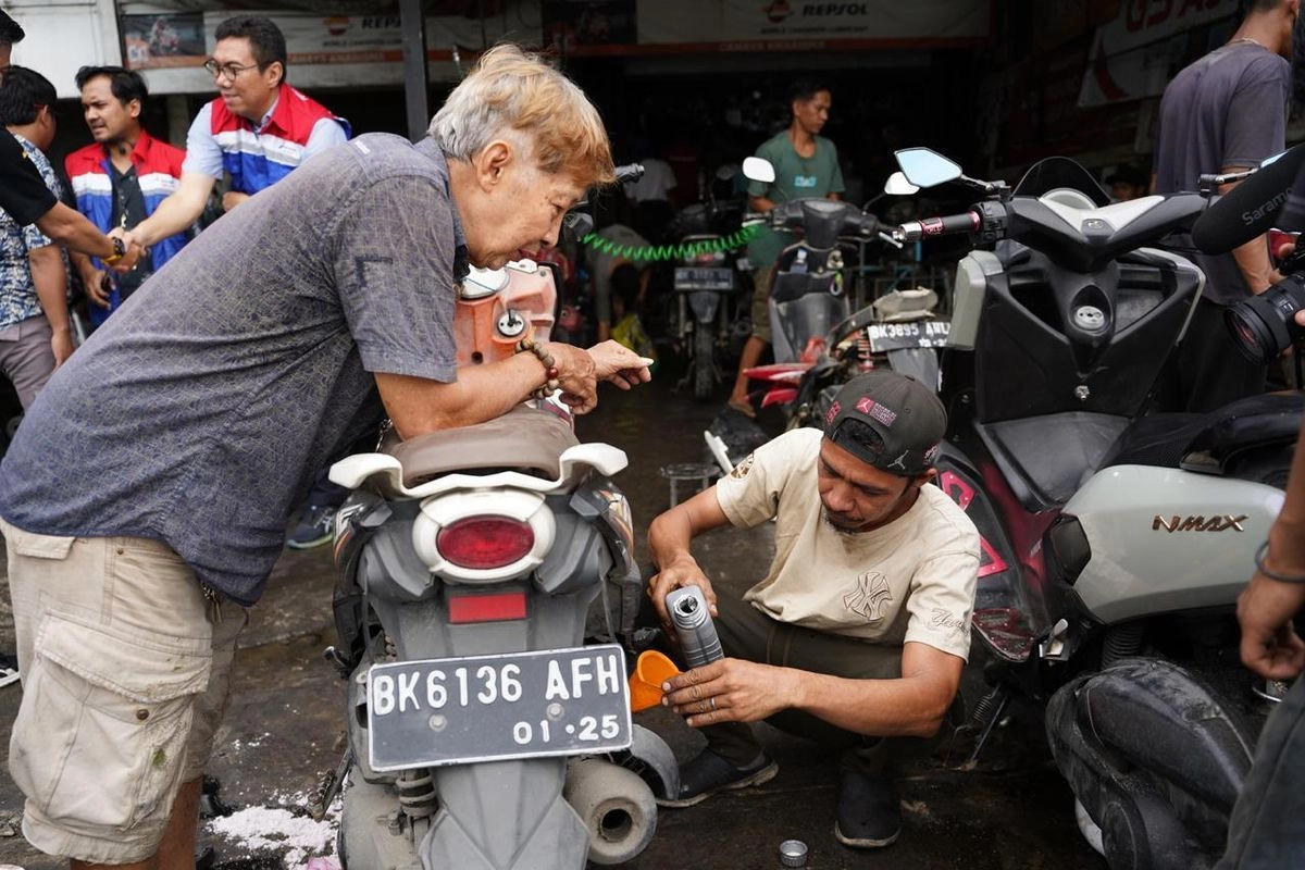 Pertamina Buka Layanan Ganti Oli Gratis untuk Warga Terdampak Bencana Sumatera, Simak Lokasinya