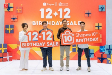 Sambut Puncak 12.12 Birthday Sale, Shopee Hadirkan Fuji, Batik Kanthil, dan Kintakun