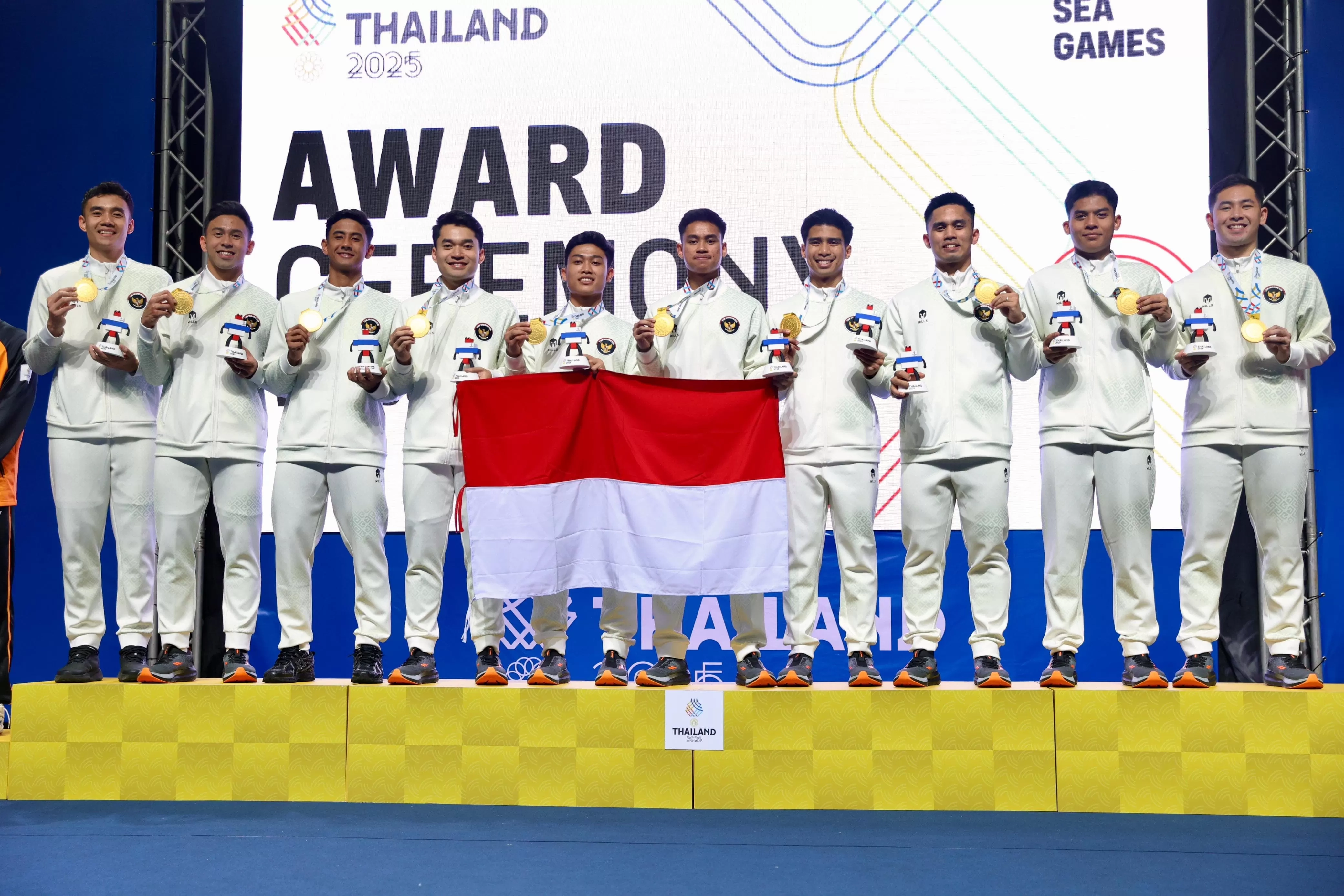 Indonesia Raih Lima Emas di Hari Pertama SEA Games 2025, Posisi Kedua Setelah Thailand
