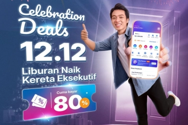 Diskon Tiket Kereta Api Promo 12.12: Potongan Hingga 20 Persen, Keberangkatan 12–17 Desember 2025