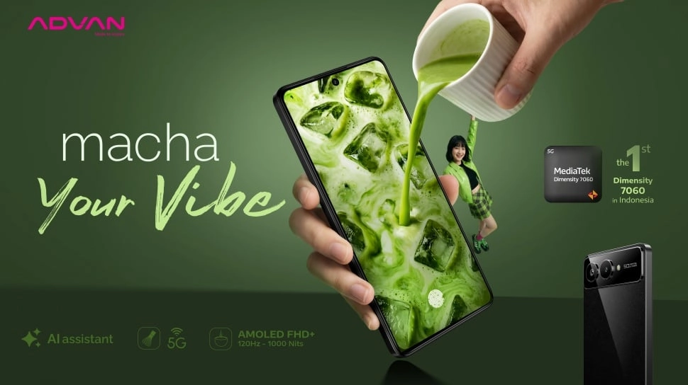 Advan Macha Resmi, HP Indonesia Pertama dengan Chip Dimensity 7060
