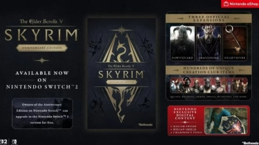 Game Skyrim Hadir di Nintendo Switch 2, Lengkap dengan Cara Upgrade Gratis