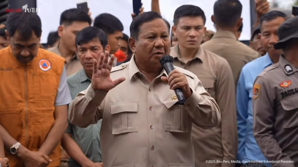 Prabowo Pastikan Anggaran Huntara dan Huntap Korban Bencana Sumatra Cair, Tapi...