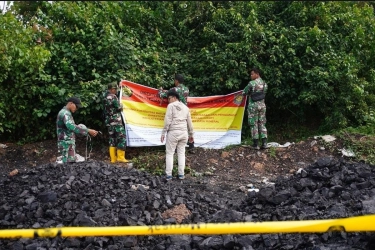 ESDM Tutup Tambang Ilegal di Sumsel, 1.430 Ton Batu Bara Disita