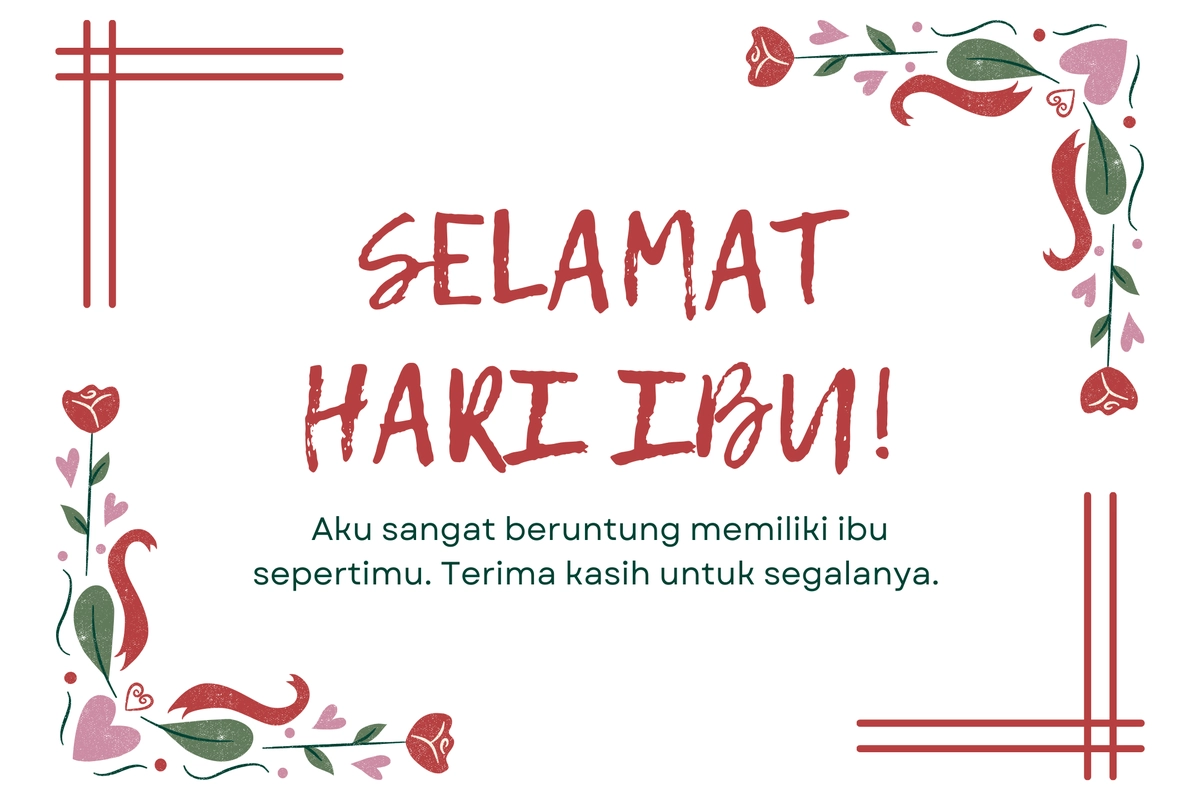 50 Ucapan Hari Ibu yang Menyentuh untuk Dikirim via WhatsApp