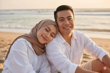20 Salinan Teks Gemini AI Foto Pasangan Romantis