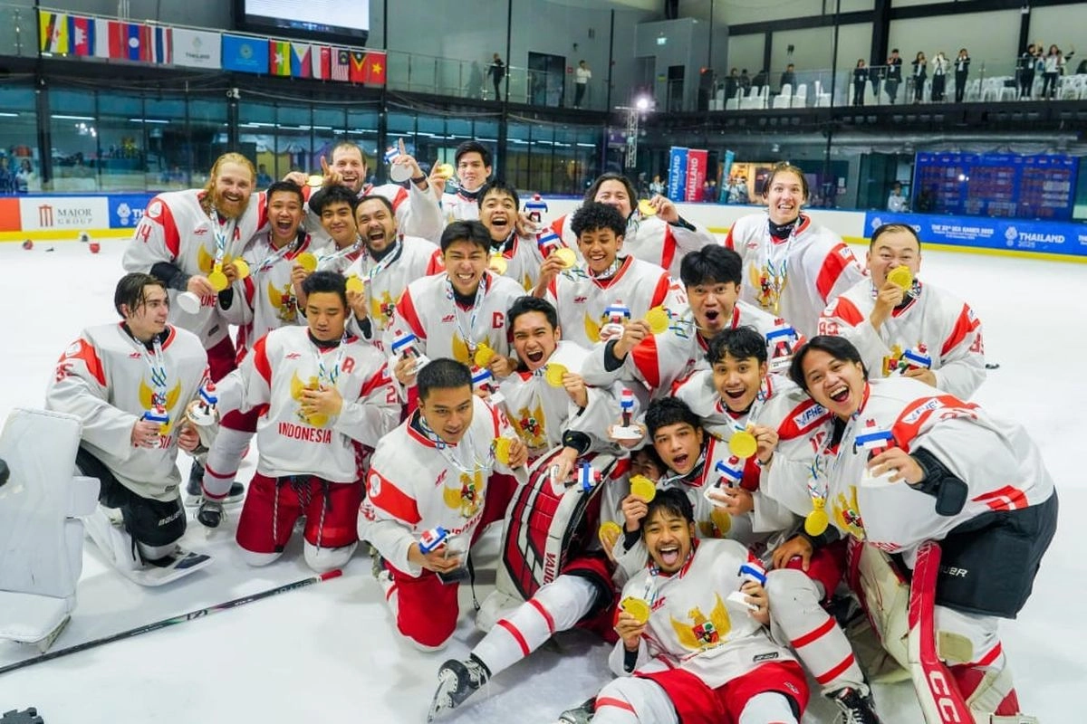 Timnas Hoki Es Indonesia Raih Emas SEA Games 2025, Pantang Menyerah dan Ukir Sejarah