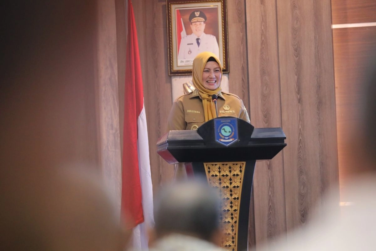 Wagub Babel Hellyana Jadi Tersangka Dugaan Penggunaan Ijazah Palsu