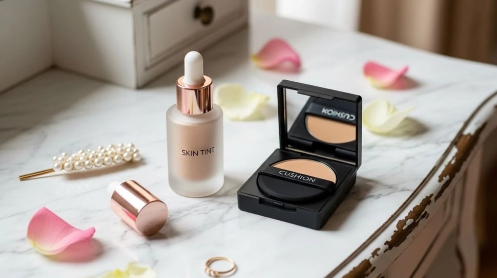 Skin Tint dan Cushion Lebih Ringan Mana? Ini yang Cocok Dipakai Sehari-hari