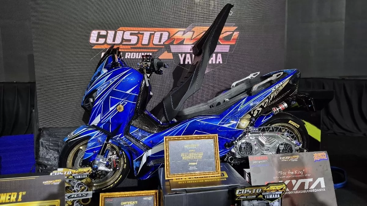 Cerita Pemenang Modifikasi XMax Asal Medan yang Kuras Kantong Hampir Rp 1M