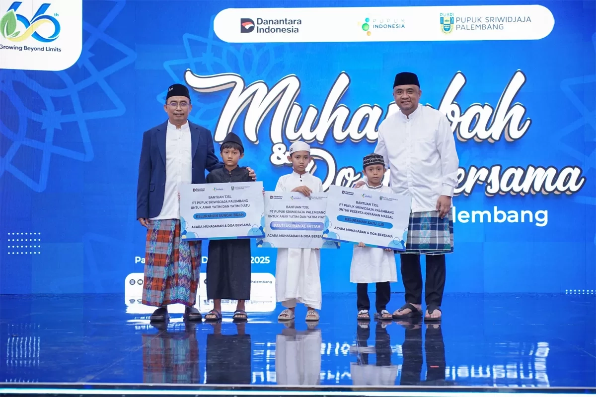 Peringati HUT Ke 66, Pusri Palembang Gelar Muhasabah & Doa Bersama