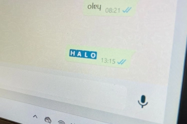 Trik Bikin Tulisan Berwarna di WhatsApp Tanpa Aplikasi Tambahan, Mudah