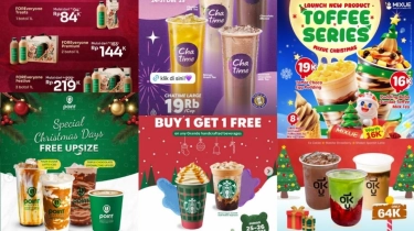 8 Promo Minuman Spesial Hari Natal 2025: Ada Starbucks, Kopi Kenangan, Chatime, dan Point Coffe