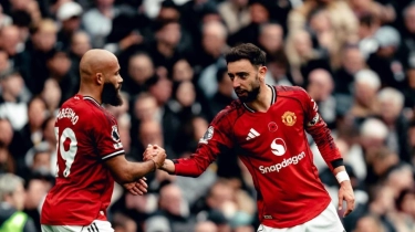 Manchester United vs Newcastle: Ruben Amorim Tegaskan 'Mustahil' Cari Pengganti Bruno Fernandes