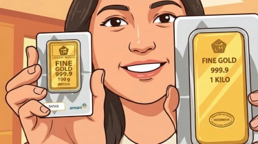 Harga Emas Antam Naik ke Rp2.589.000 per Gram pada Jumat Ini