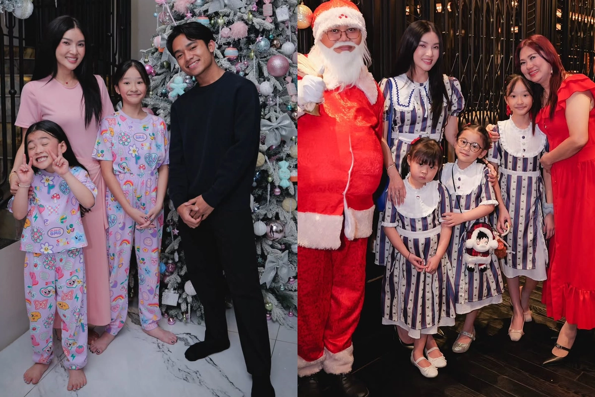 Kekompakan Sarwendah dan Anak saat Merayakan Natal 2025