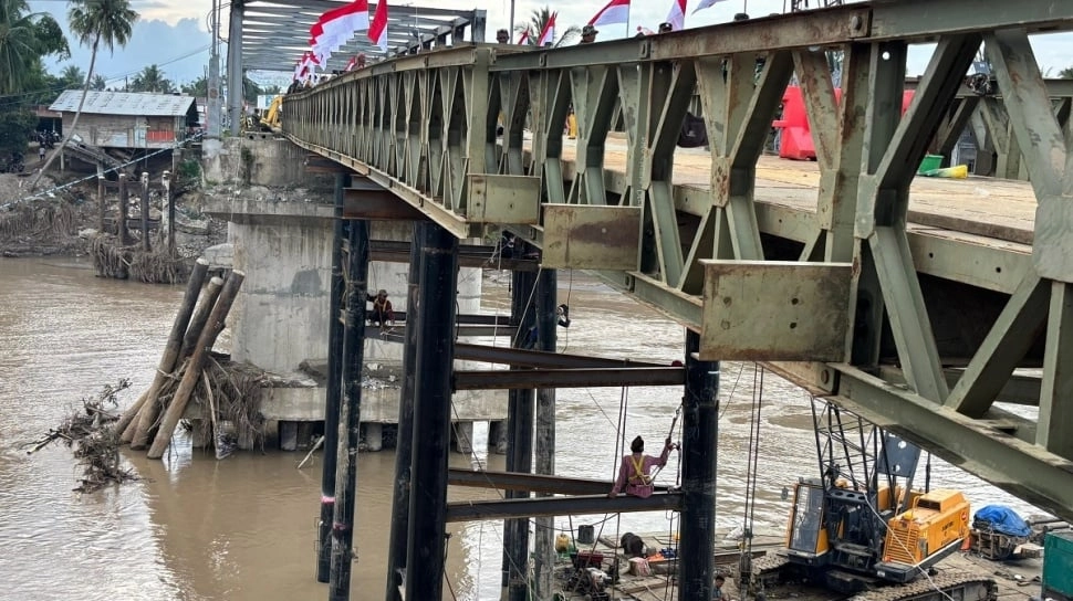 Jembatan Krueng Tingkeum Dibuka, Akses Warga dan Rantai Logistik Bireuen Kembali Terhubung
