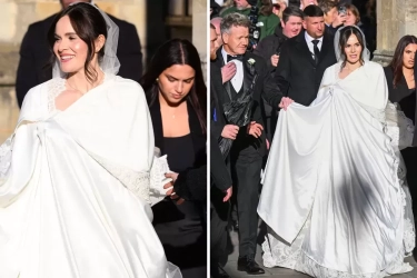 Intip Gaun Pernikahan Putri Chef Gordon Ramsen yang Elegan dan Klasik