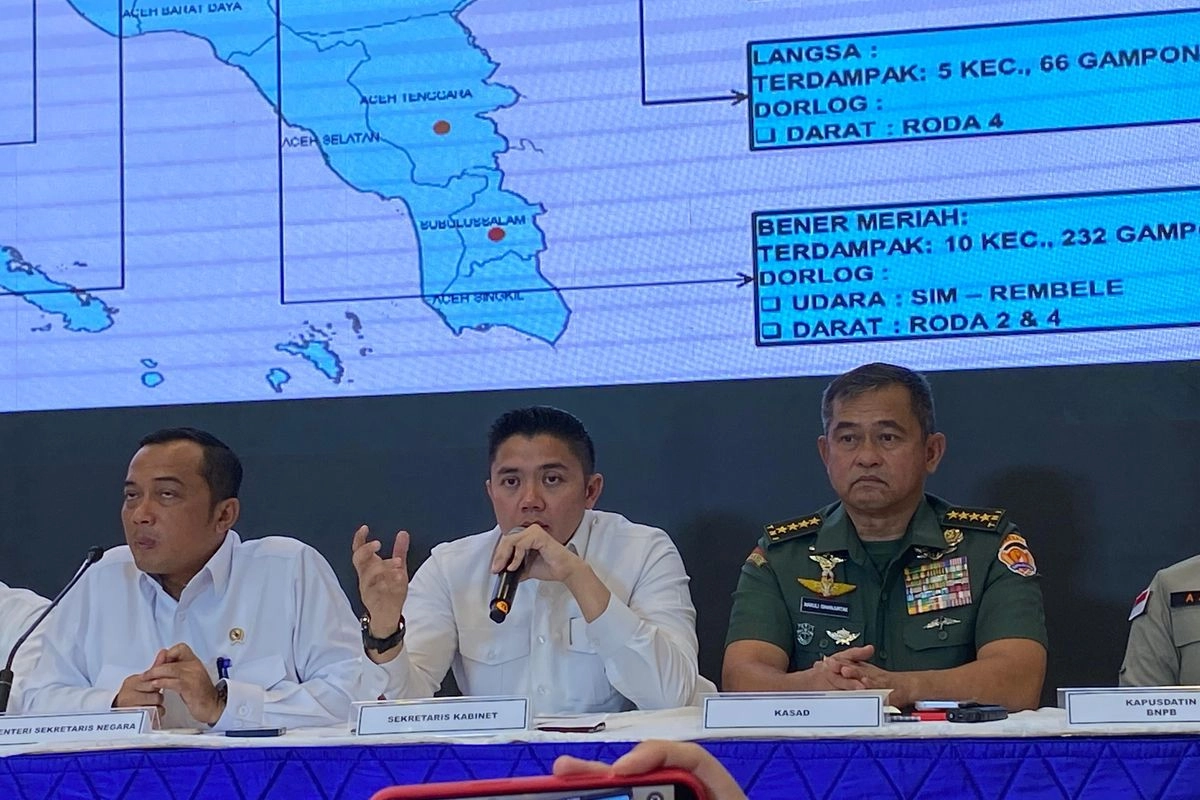 Seskab Rinci Capaian Penanganan Bencana Sumatera: Jalan Putus Tersisa 6, 12 Jembatan Tersambung