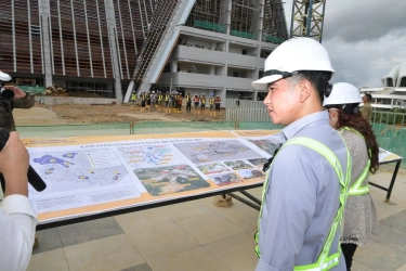 Gibran Cek Pembangunan Gereja Basilika Pertama di IKN: Kapasitas 1.600, Selesai Tahun 2026