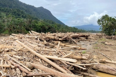 Sungai Aceh Tamiang Melebar Usai Banjir, Jembatan Darurat Tak Bisa Dibangun