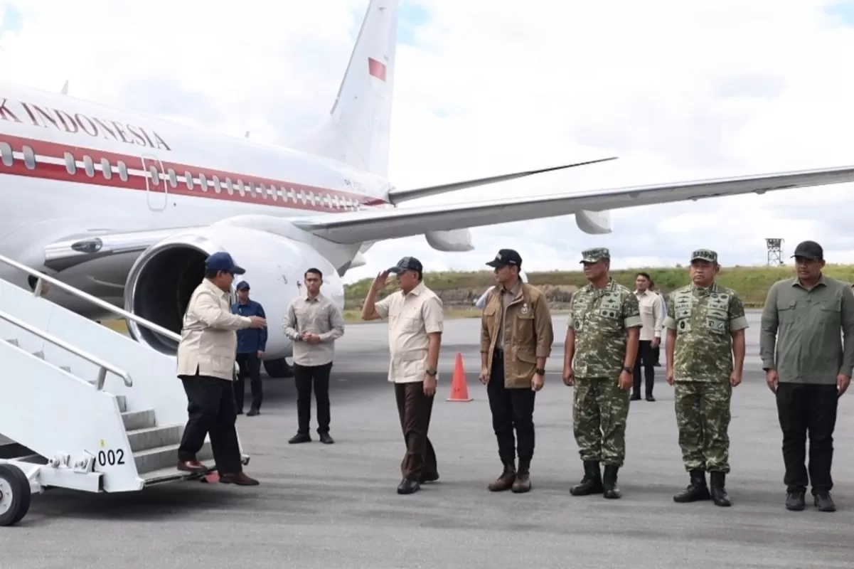 Tiba di Silangit, Prabowo Rayakan Malam Tahun Baru 2026 Bersama Korban Bencana Sumatera