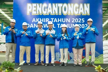 Tutup Masa Produksi 2025, Pusri Gelar Pengantongan Akhir Tahun 2025 dan Perdana 2026