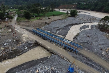 Hutama Karya Rampungkan Pembangunan 2 Jembatan Bailey di Aceh Tenggara