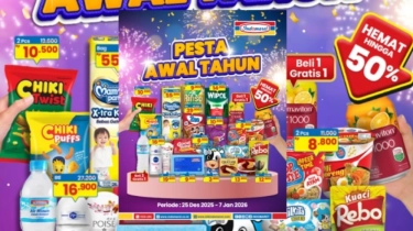 Promo Pesta Awal Tahun 2026 di Indomaret, Diskon Besar-besaran Hingga 50 Persen