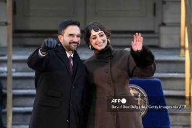 Intip Gaya Rama Duwaji, Istri Zohran Mamdani di Pelantikan Walikota New York 