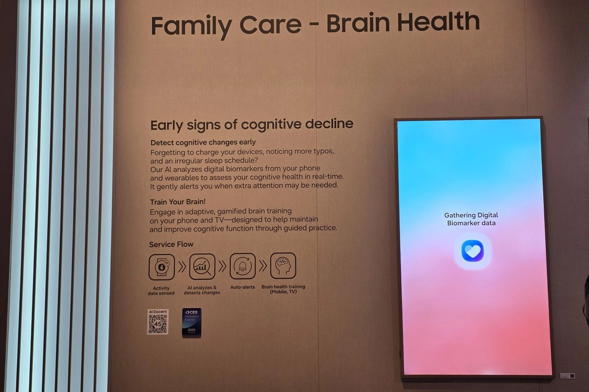 Samsung Pamerkan Brain Health, Fitur Deteksi Risiko Demensia di CES 2026